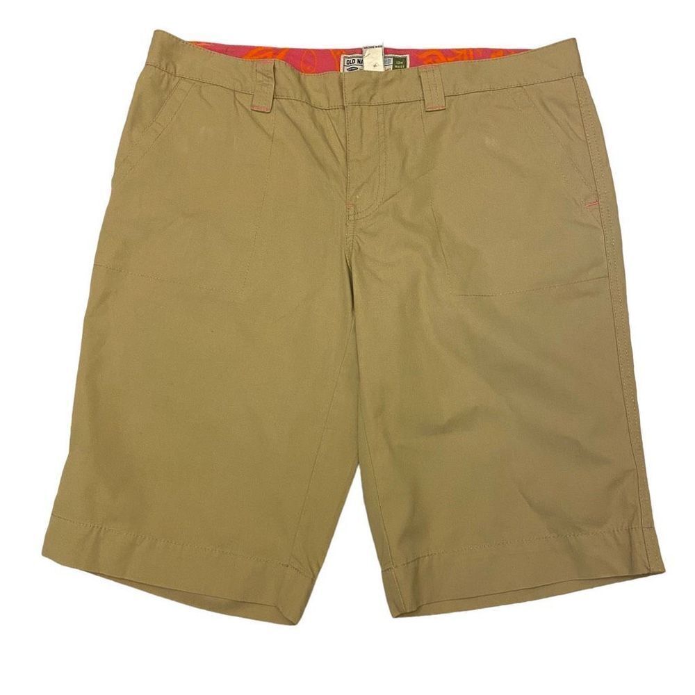 Old Navy Low Waist Khaki Chino‎ Bermuda Walking Shorts Size 10